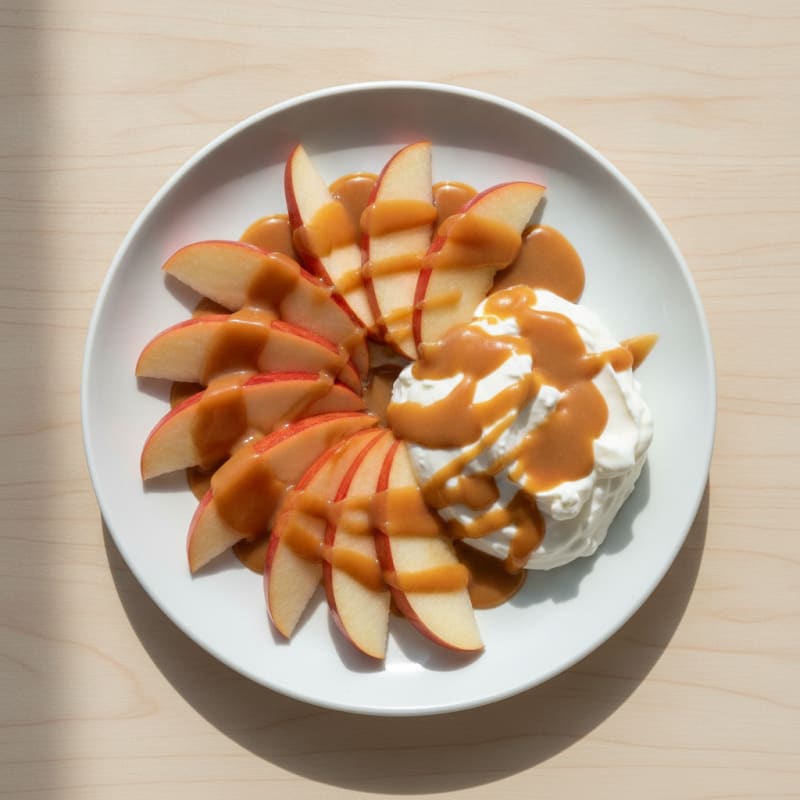 Fuji Apple Slices with Saucy Caramel