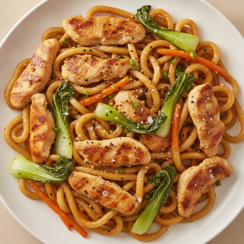 Chicken Udon Stir-Fry