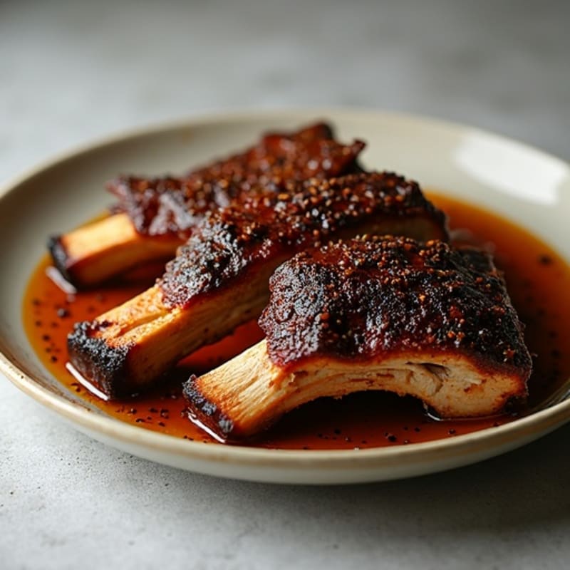 Garlic-Black Pepper Roasted Spare Ribs
