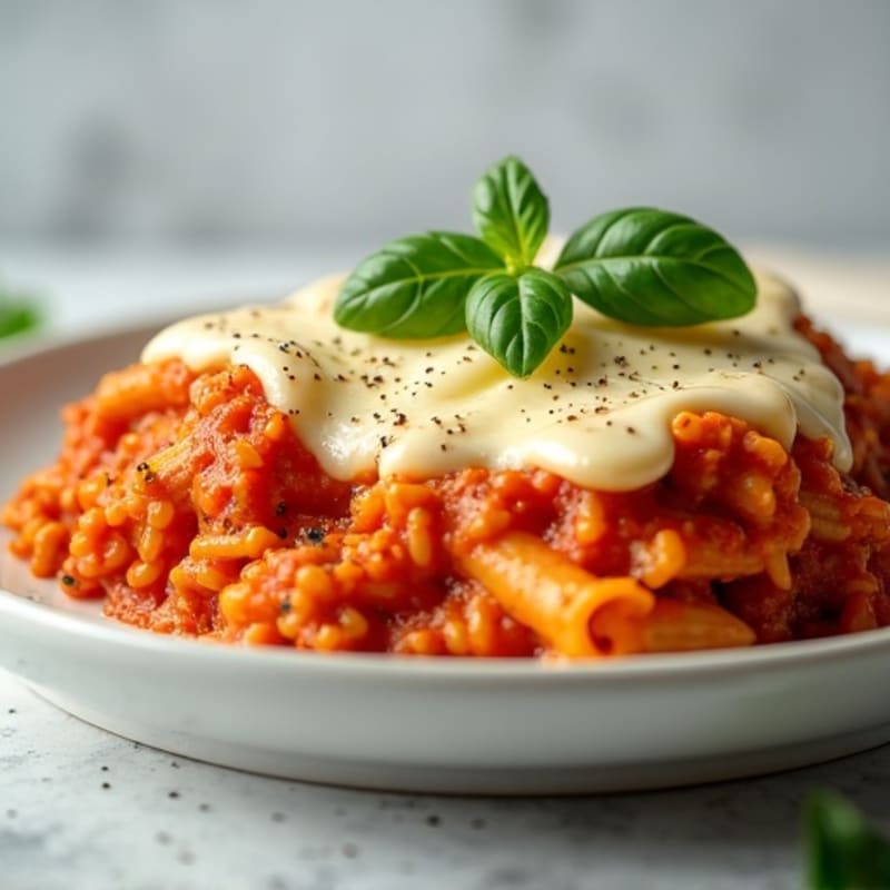 Lean Ground Turkey Baked Ziti