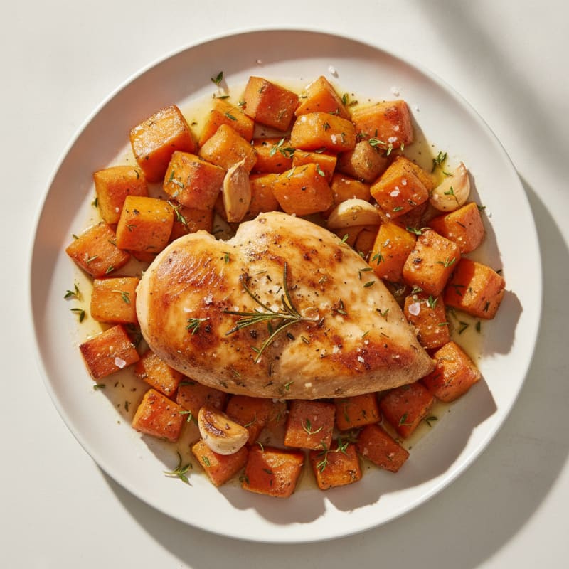 Savory Herb-Roasted Chicken with Root Vegetables