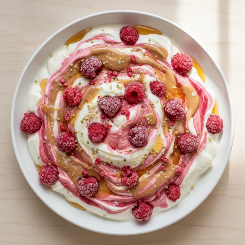 Greek Yogurt Swirl Ice Cream