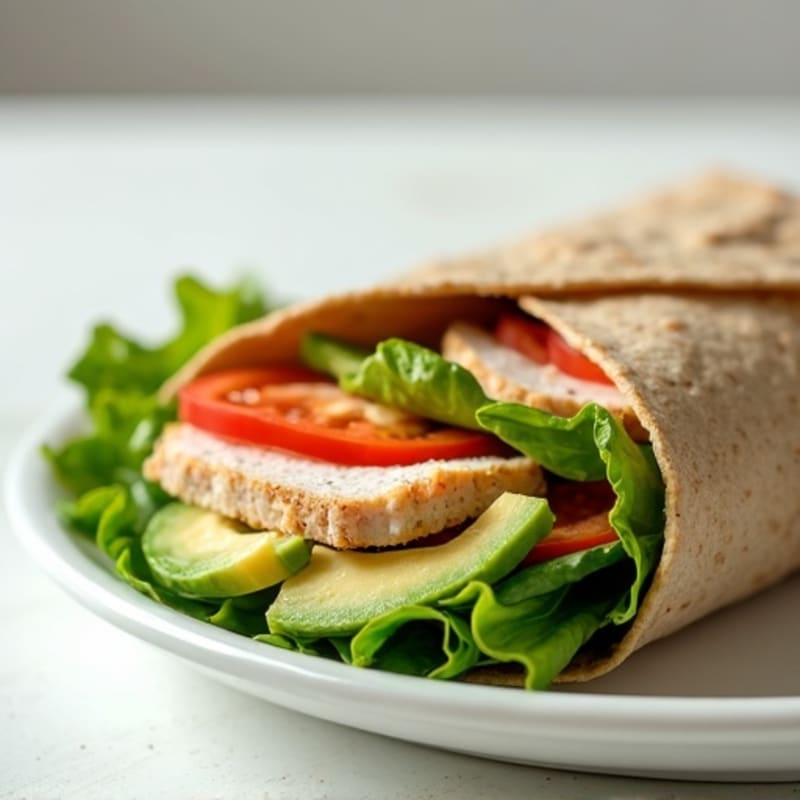Creamy Turkey Avocado Wrap