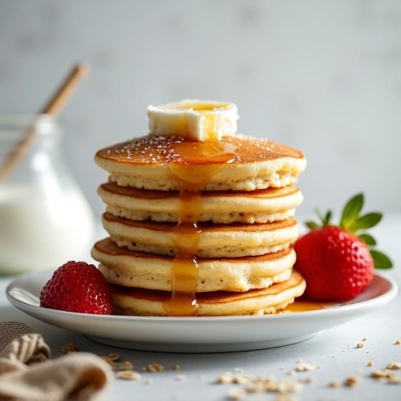 Fluffy Greek Yogurt Protein Pancakes