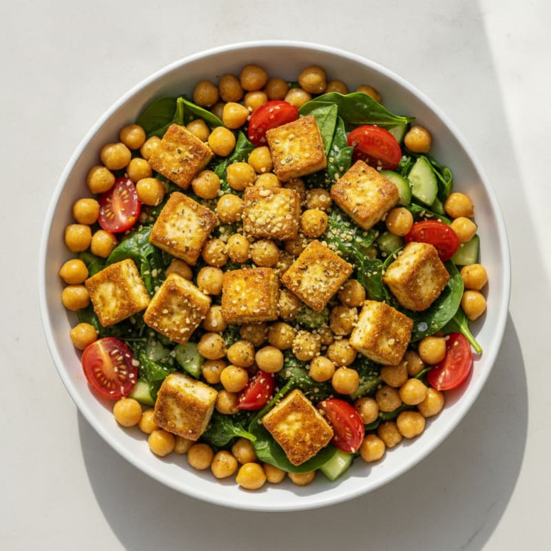 Mediterranean Chickpea and Vegetable Bowl