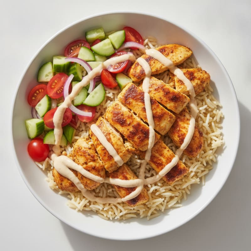 Chicken Shawarma Rice Bowl