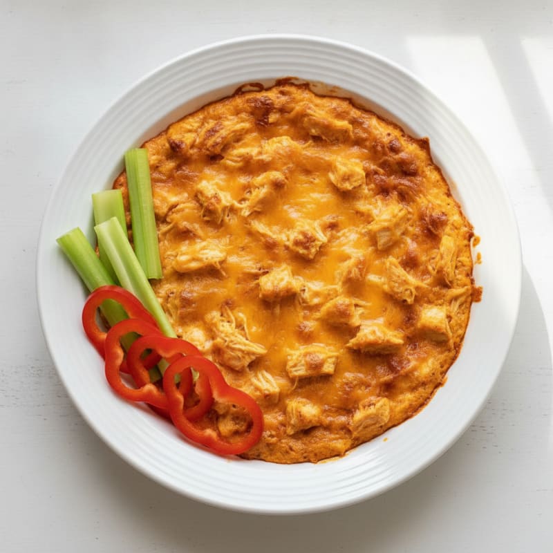 Buffalo Chicken Baked Dip