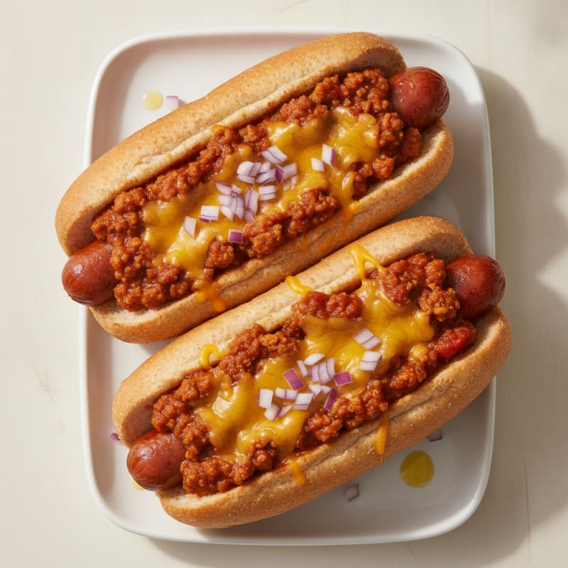 Classic Chili Cheese Hot Dogs