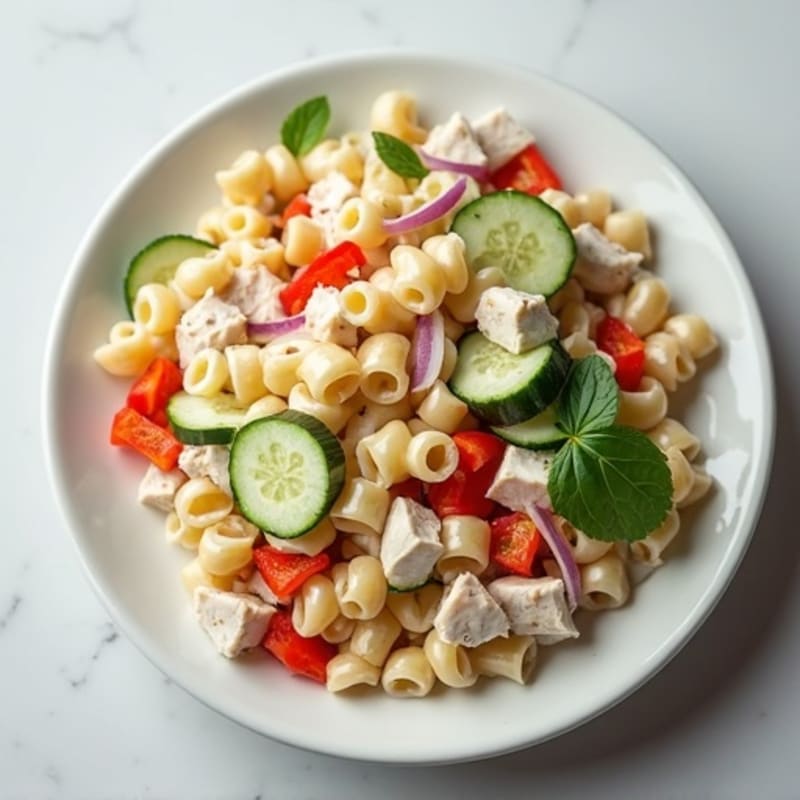Protein-Packed Greek Yogurt Macaroni Salad
