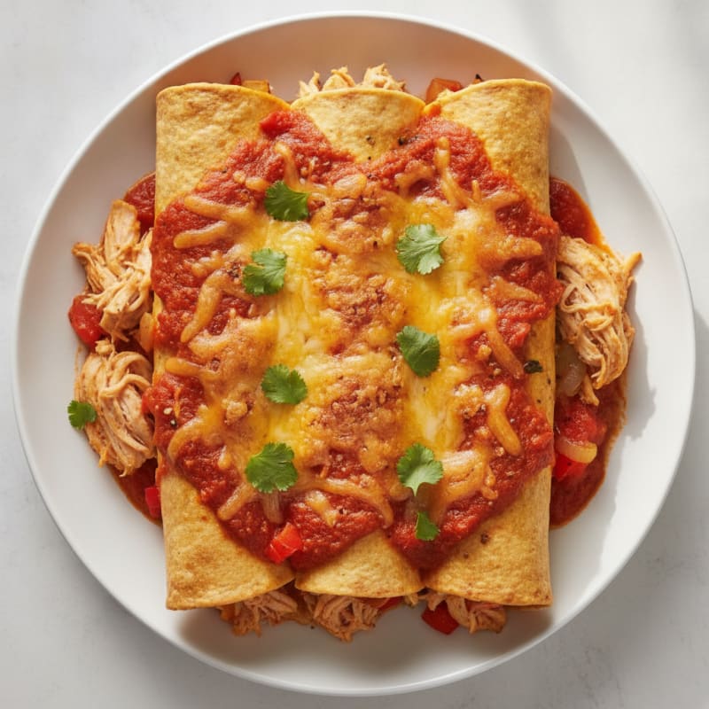 Chicken and Cheese Enchiladas