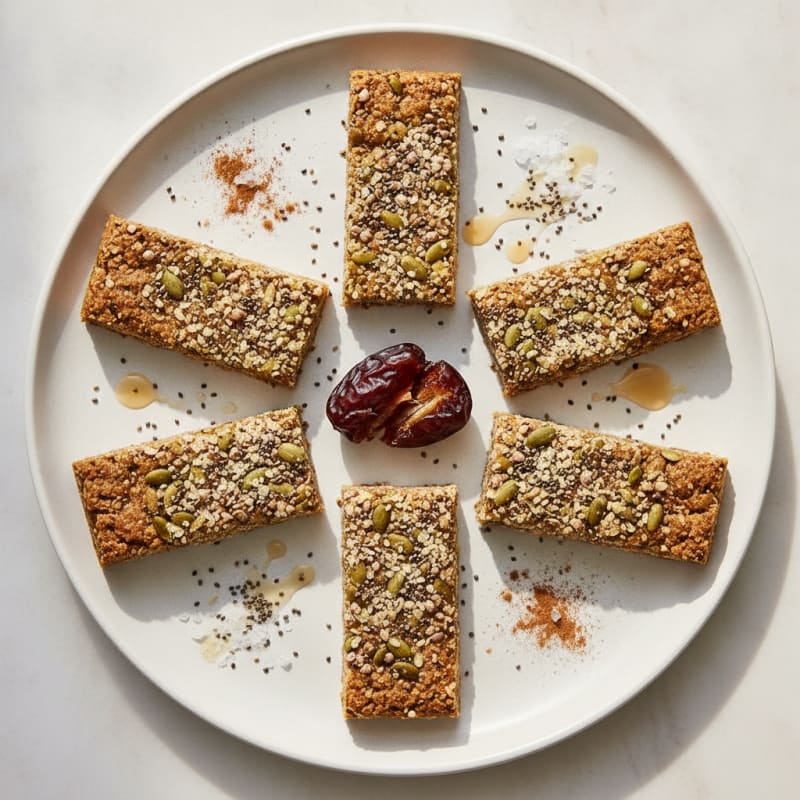 Nutty Seed Energy Bars with Dates