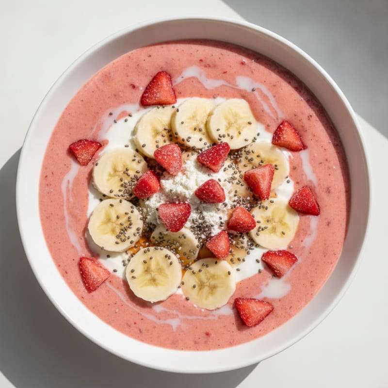 Strawberry Banana Protein Smoothie