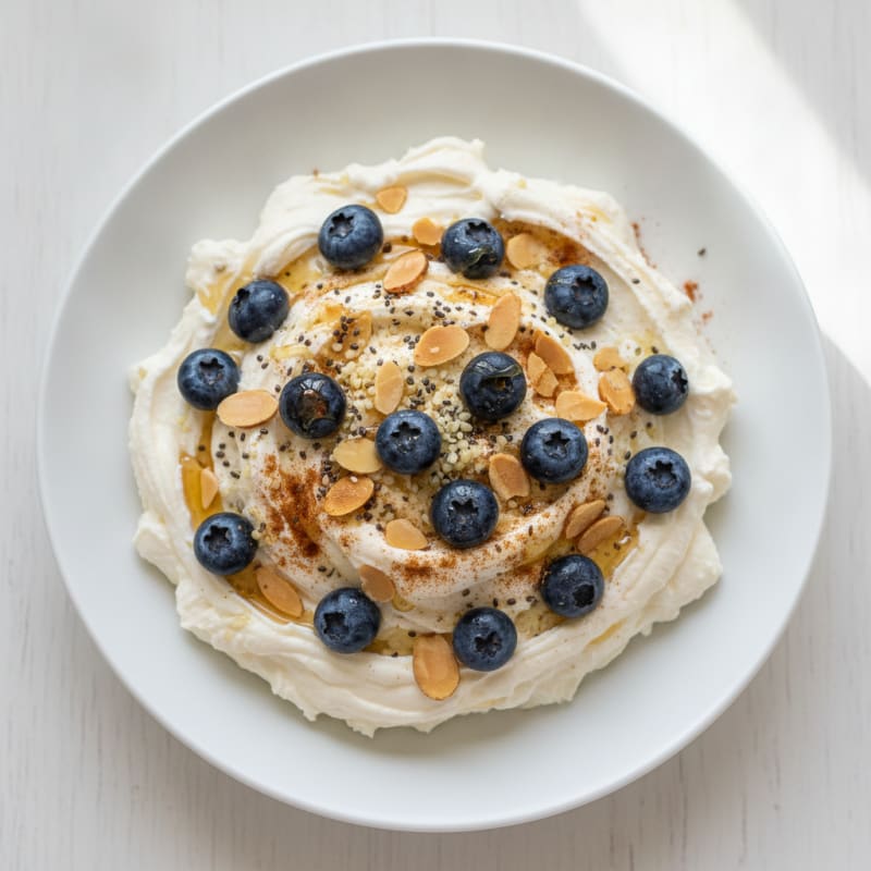 Sweet Greek Yogurt Cottage Cheese Bowl