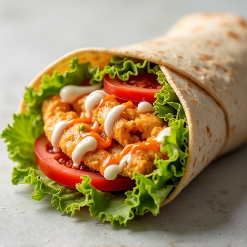Lean Buffalo Ranch Chicken Wrap
