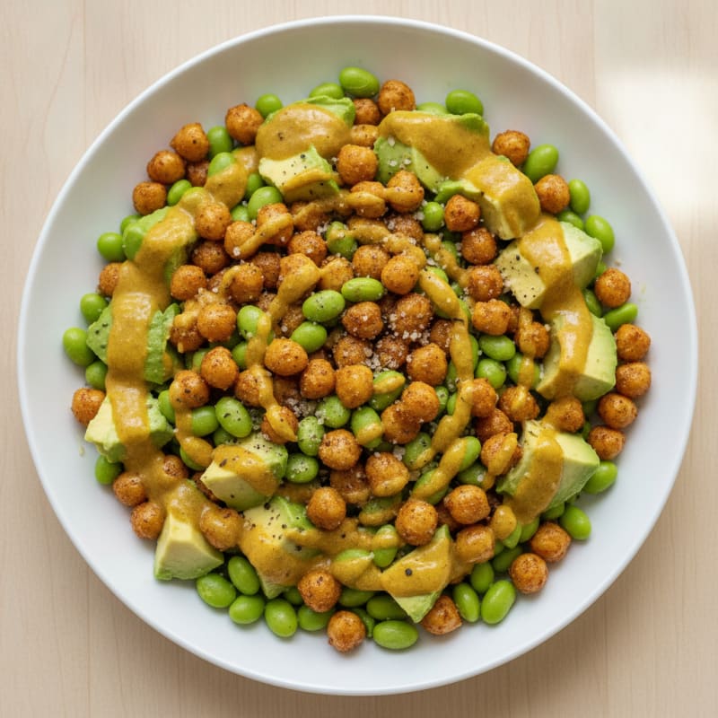 Roasted Chickpea and Avocado Salad