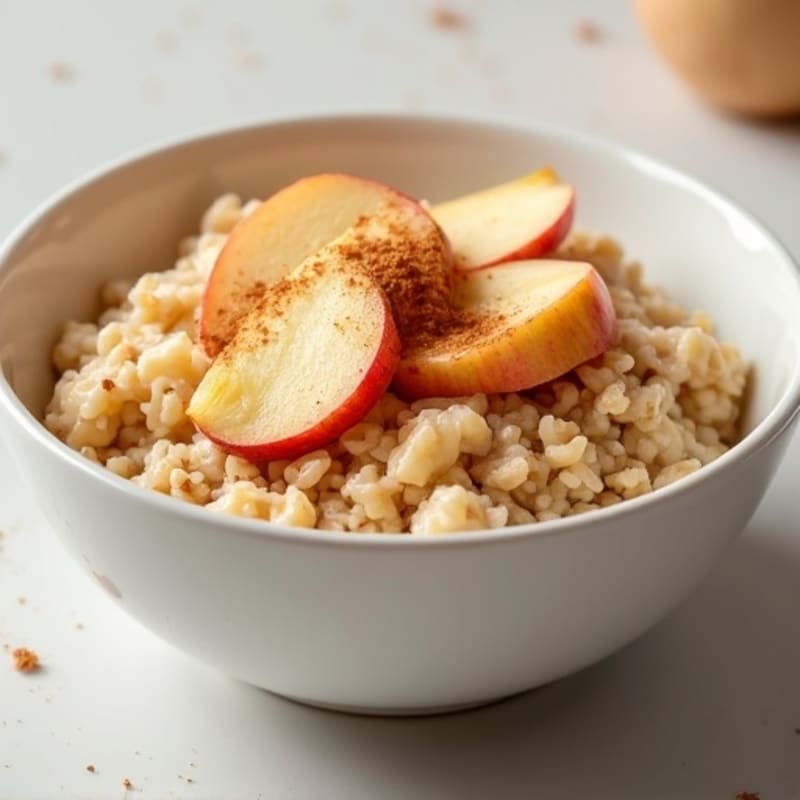 Protein-Packed Apple Cinnamon Steel Cut Oats