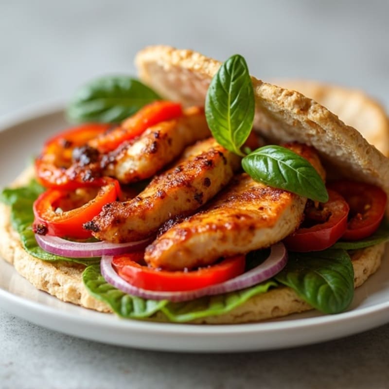High-Protein BBQ Chicken Flatbread