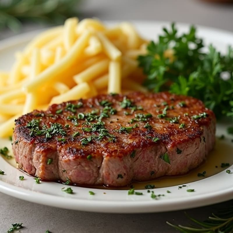 Garlic-Herb Crusted Sirloin Steak