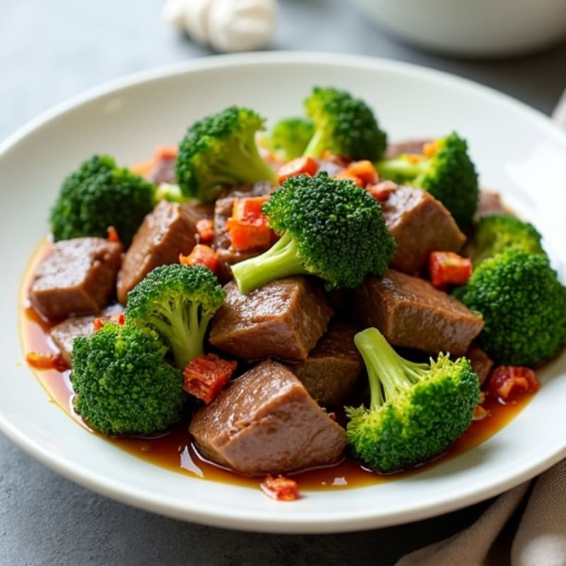 Garlic Ginger Beef and Broccoli Stir-Fry