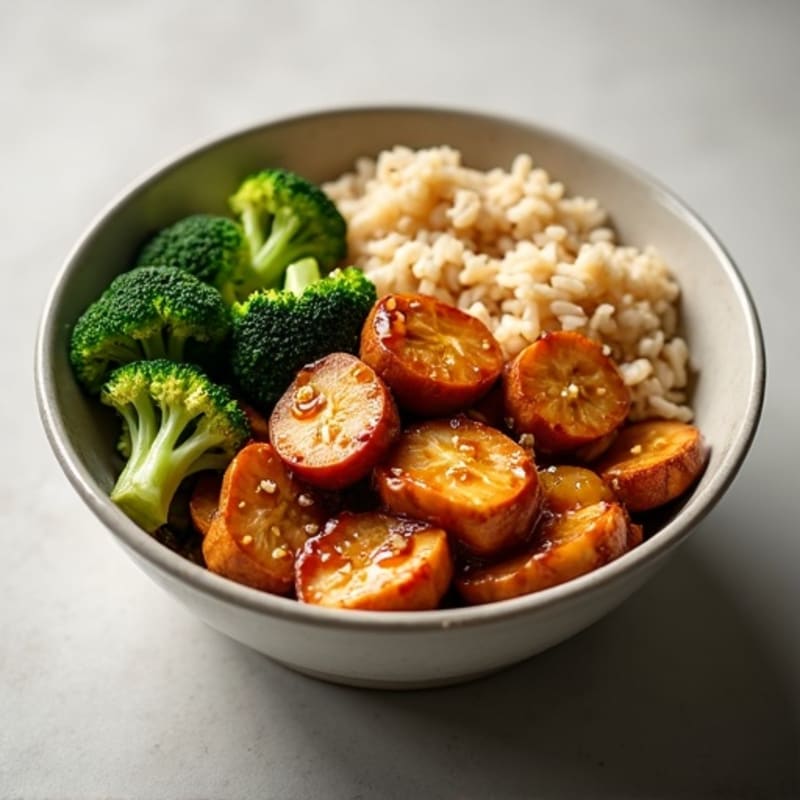 Sticky Ginger-Garlic Teriyaki Chicken Bowl