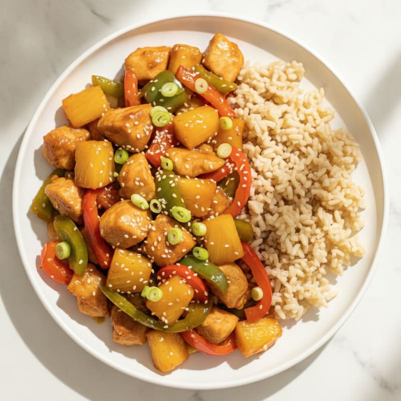 Sweet and Sour Chicken Stir-Fry