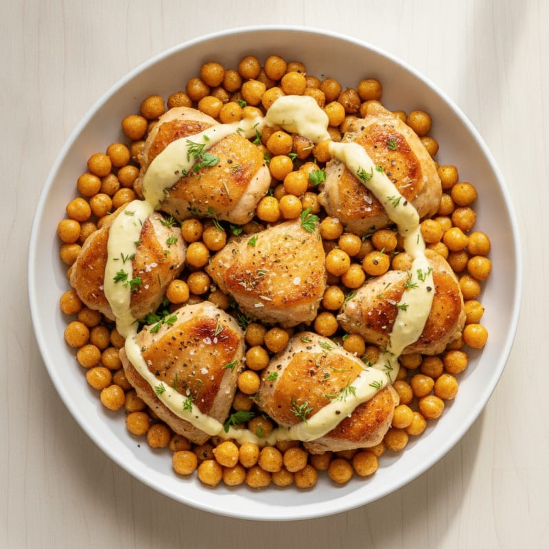 Savory Herb Roasted Chickpeas