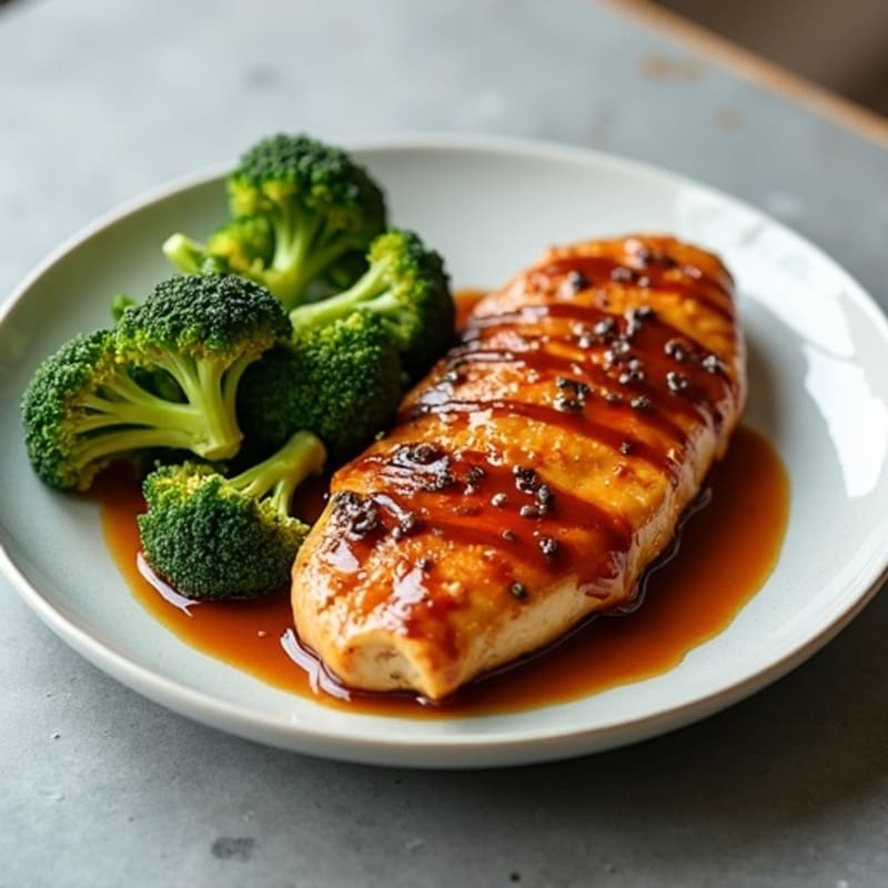 Sticky Teriyaki Chicken with Roasted Broccoli