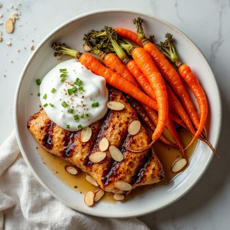 Honey-Maple Roasted Rainbow Carrots