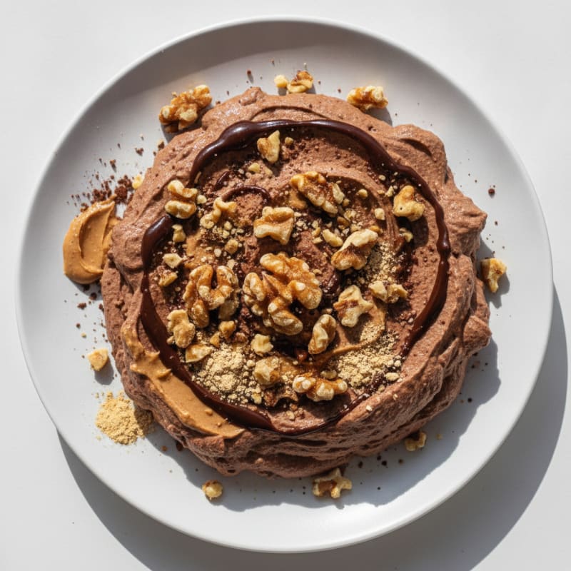 High-Protein Chocolate Greek Yogurt Mousse with Egg Whites