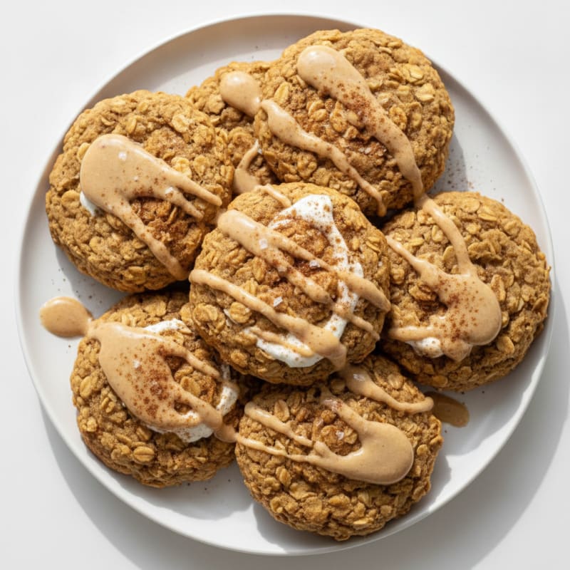 Cinnamon Oat Protein Cookies