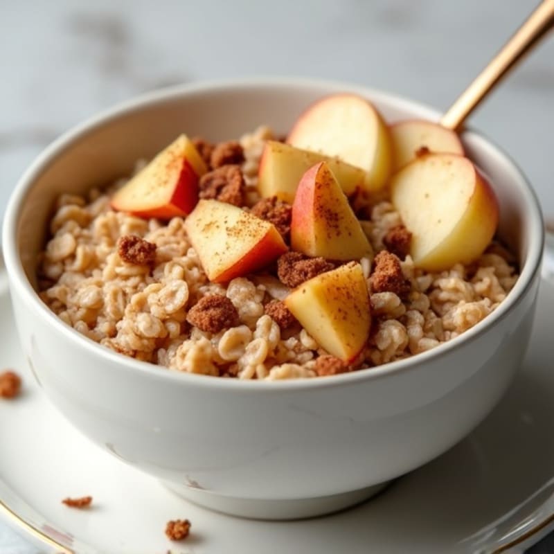 Protein-Packed Cinnamon Apple Oatmeal Bowl