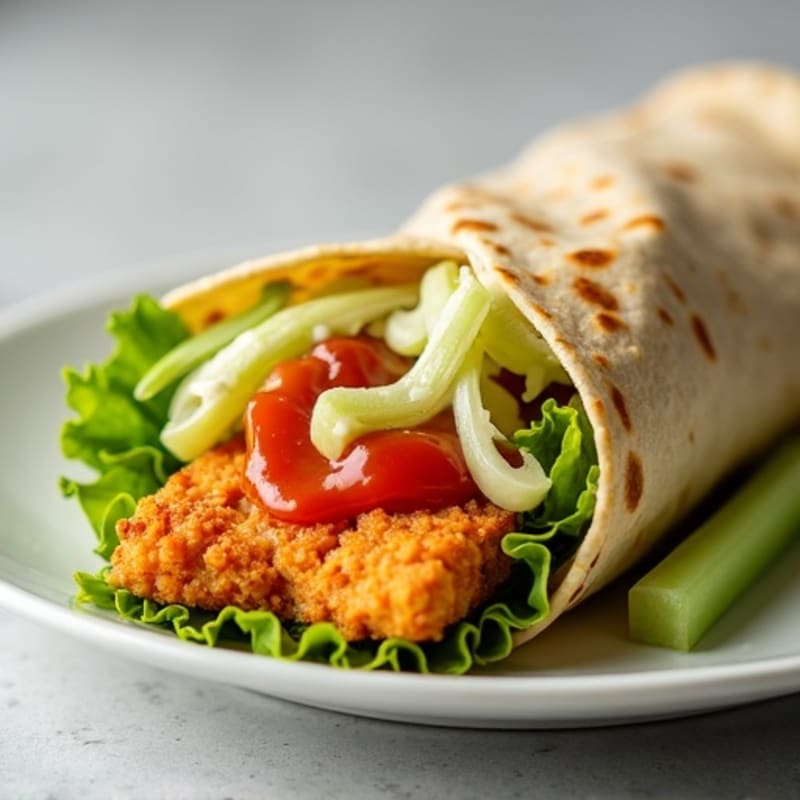 Crispy Buffalo Chicken Ranch Wrap