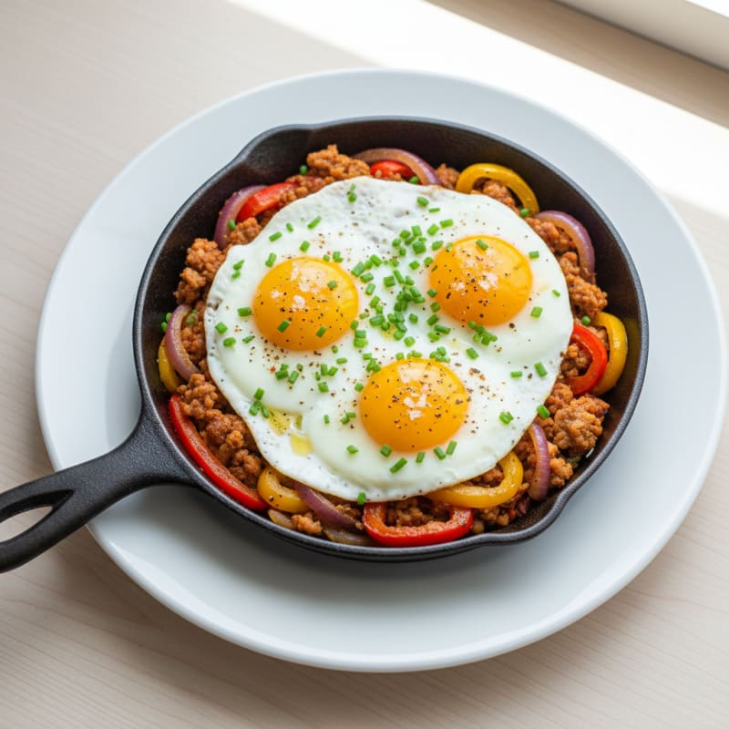 Hearty Grand Slam Breakfast Skillet