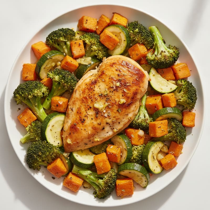 Lemon Herb Roasted Chicken and Vegetables