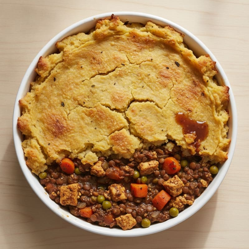 Lentil Shepherd's Pie with Root Vegetable Mash