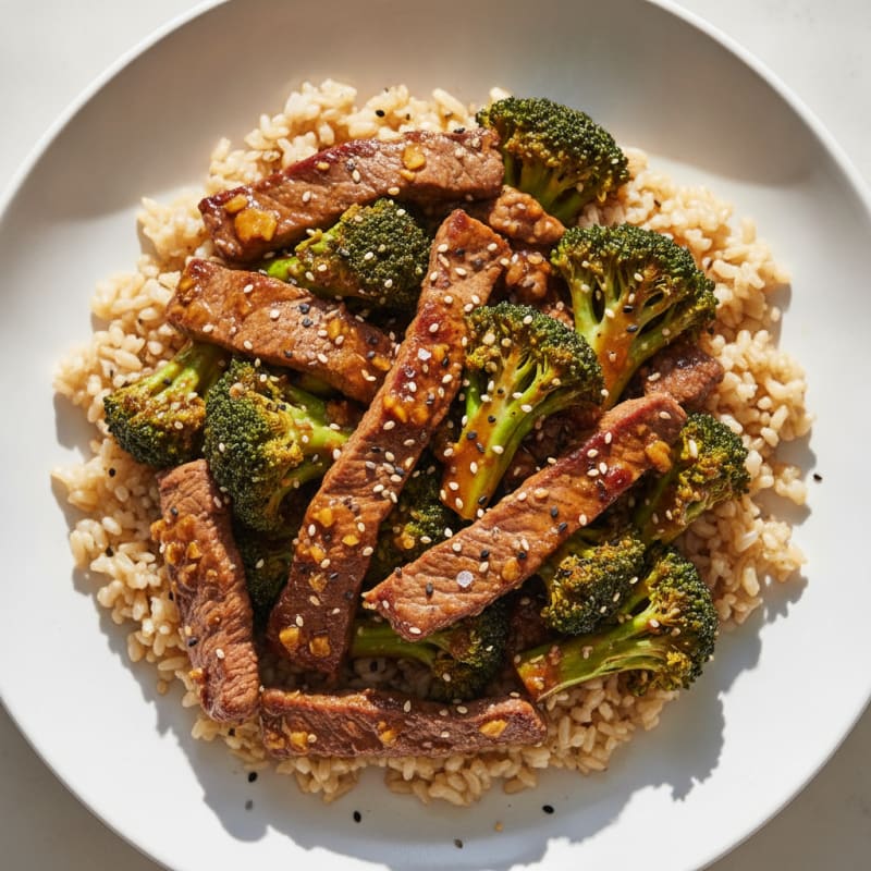 Sesame Beef and Broccoli Stir-Fry