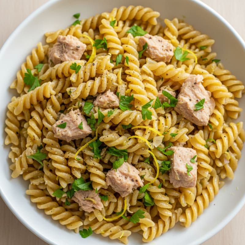 Tuna Lemon-Herb Pasta