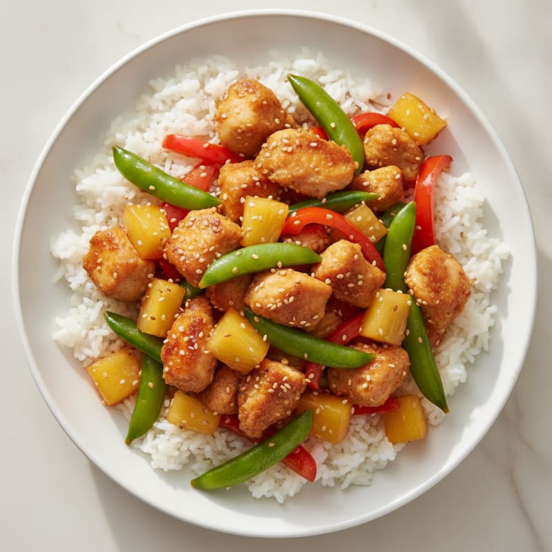 Sweet and Sour Chicken Stir-Fry