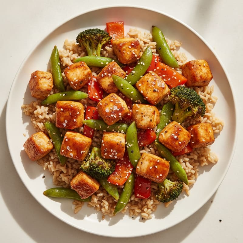 Teriyaki Chicken with Roasted Vegetables