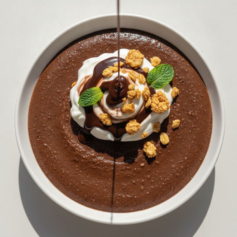 Silky Chocolate Protein Pudding