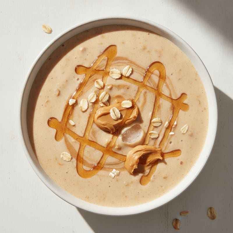 Peanut Butter Honey Oat Milkshake