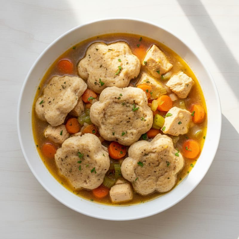 Homestyle Chicken and Herb Dumplings