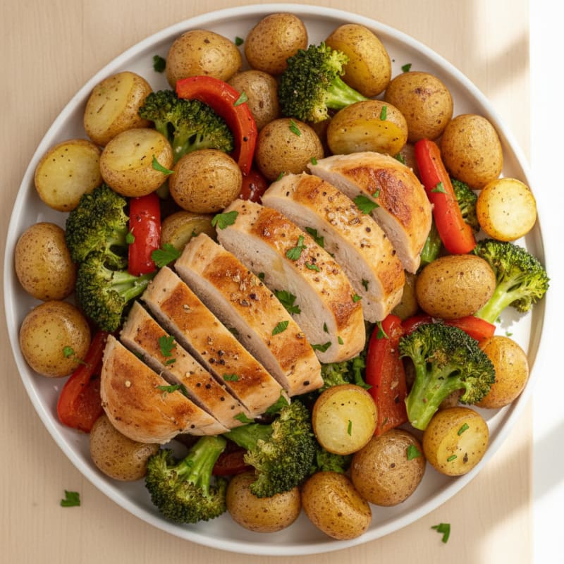 Sheet Pan Lemon Herb Chicken