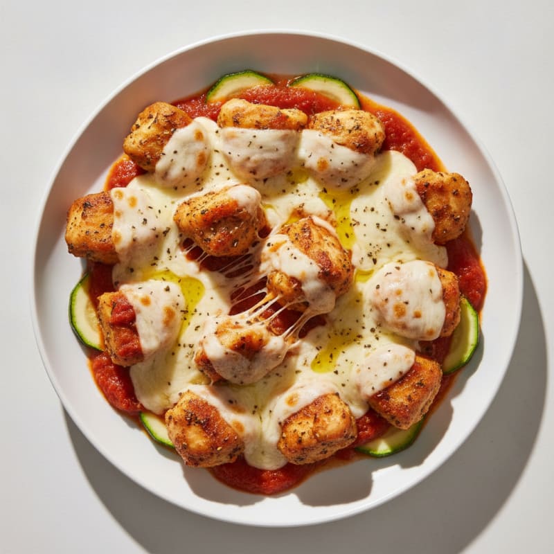 Pizza-Spiced Chicken with Mozzarella