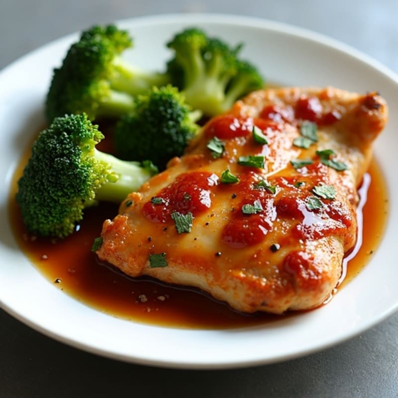 Sheet Pan Crispy Teriyaki Chicken and Roasted Broccoli