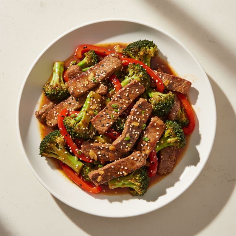 Sesame Beef and Broccoli Stir-Fry