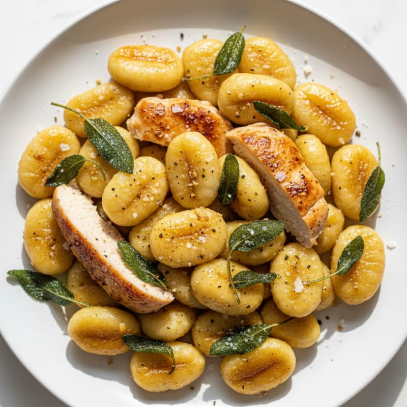 Creamy Ricotta Gnocchi with Sage Butter