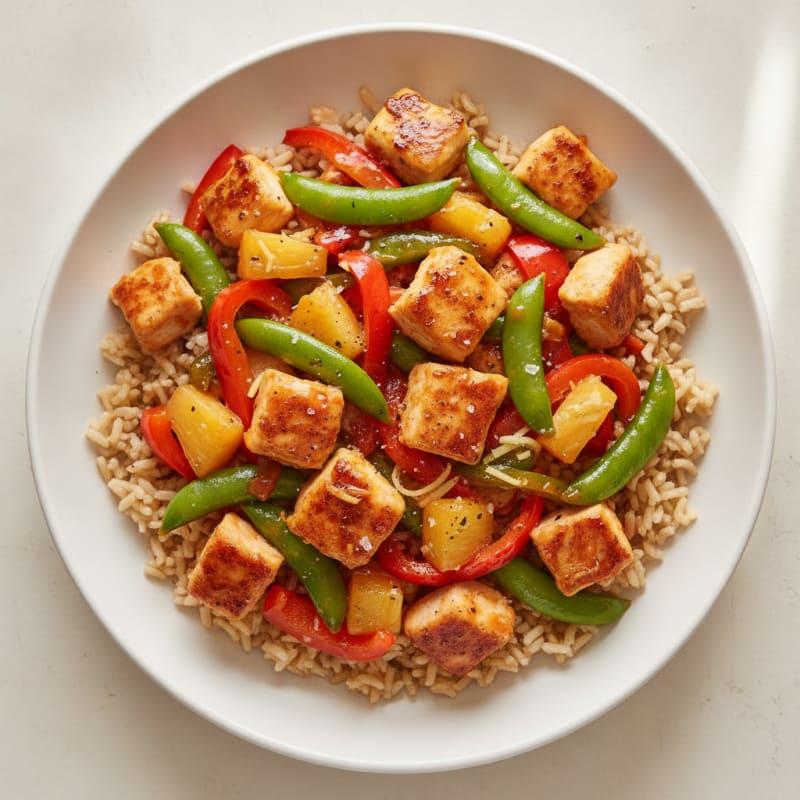 Sweet and Sour Chicken Stir-Fry