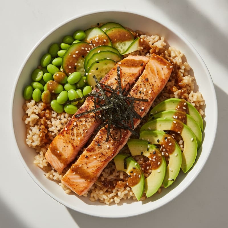 Salmon Sushi Rice Bowl