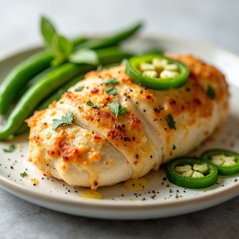 Creamy Spicy Jalapeño Stuffed Chicken